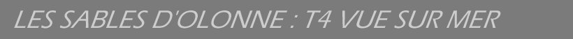 T4 Vue sur mer